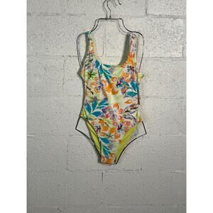 Roxy Juniors womens open back reversible one-piece multi small